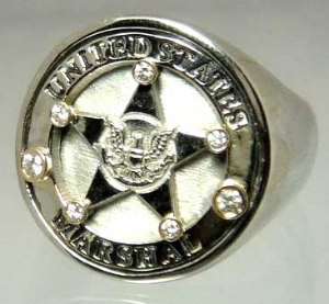 Picture of U S Marshal Police Ring