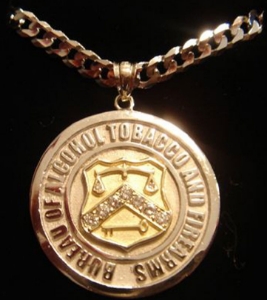 Picture of A.T.F. Alcohol Tobacco And Firearms Pendant