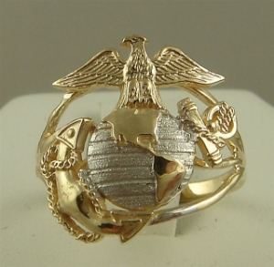 Picture of US Marine Corps USMC Womans Rings