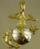 Picture of US Marine Corps USMC Half Dollar Size pendant 