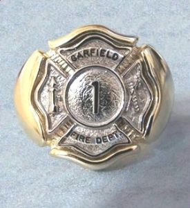 Picture of Firefighter Garfield NJ Rings