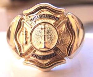 Picture of Firefighter Melbourne Florida Rings