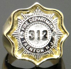 Picture of Firefighter Trenton NJ Rings