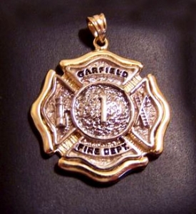 Picture of Firefighter Garfield NJ Pendant