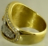 Picture of US Navy Submarine Dolphin Blue Diamond Ring