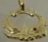 Picture of US Navy Submarine Dolphin Custom Pendent 