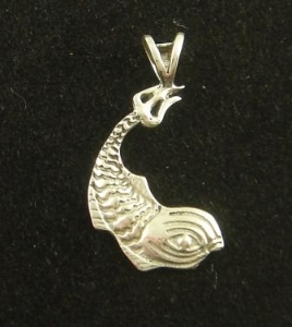 Picture of US Navy Submarine Dolphin Pendant One Eye