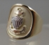 Picture of US Coast Guard Chief's Military Ring