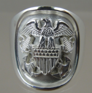 Picture of US Navy Officer Ring Sterling