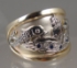 Picture of US Navy Licensed Submarine Dolphin Deep Wave Ring