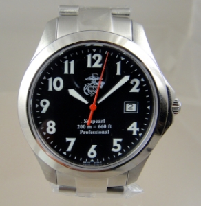 Picture of Marine Corps USMC Swiss Automatic Watch Seapearl