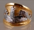 Picture of US Navy Licensed Submarine Dolphin Deep Wave Ring