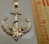 Picture of US Navy Licensed Submarine  Dolphin Anchor Pendant