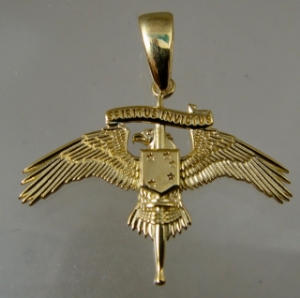 Picture of US Marine Corps USMC MARSOC Licensed Raider Special Operator pendant