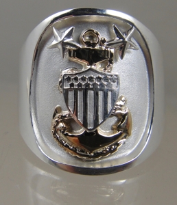 Picture of US Coast Guard Chief's Military Ring