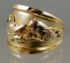 Picture of US Navy Submarine Dolphin Supply Officer Ring