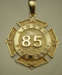 Picture of Firefighter Linden NJ Pendants Rings