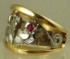 Picture of US Navy Submarine Dolphin Womans Ring