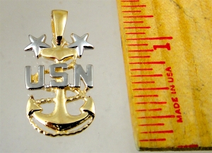 Picture of   US Navy Licensed Master Chief E-9 Pendant