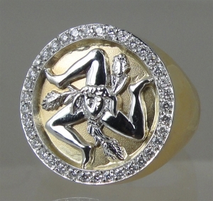 Picture of Sicilian Trinacria Ring large