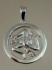 Picture of  Sicilian Trinacria Pendant Circle 20 mm