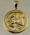 Picture of  Sicilian Trinacria Pendant Circle 20 mm