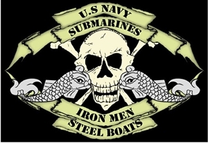 Picture of US Navy Submarine Dolphin T-Shirt Classic