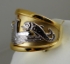 Picture of US Navy Licensed Submarine Dolphin Deep Wave Ring