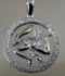 Picture of  Sicilian Trinacria Pendant Circle 20 mm