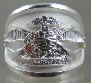 Picture of US Marine Corps US Navy Fleet Marine Force Ring