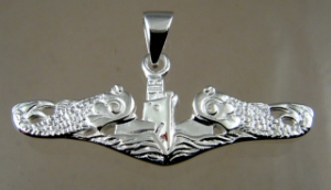 Picture of US Navy Submarine Dolphin Regulation Pendant